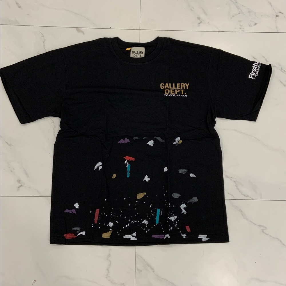 Galery Dept Black T-Shirt Painted Tokyo Anniversary Men’s Size S, M, L